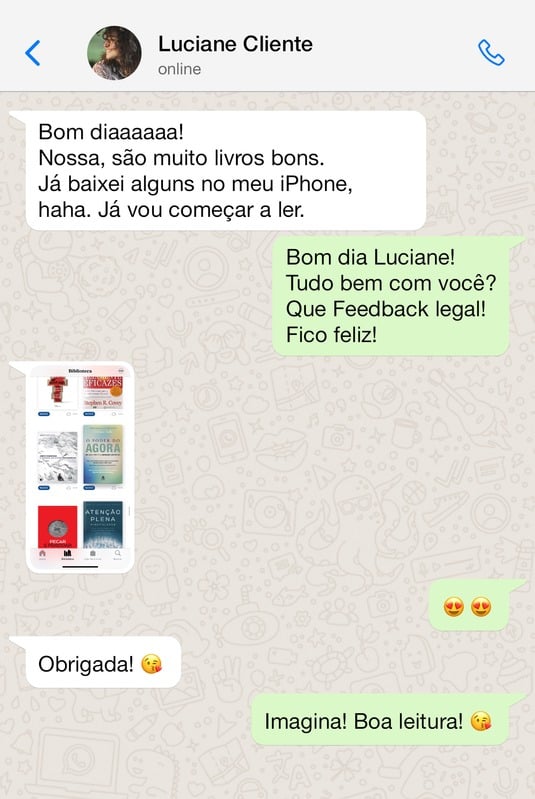 Review da Luciane - Cliente satisfeita